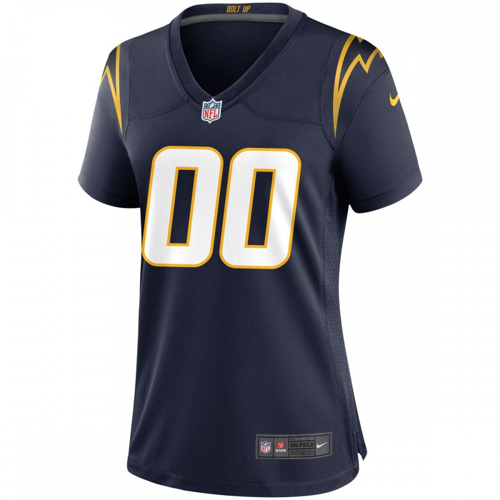 Los Angeles Chargers Nike Women's Alternate Custom Game Jersey - Navy-GridironStore